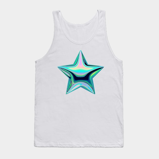 Holographic Star Tank Top by FlashmanBiscuit